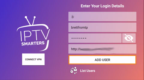 login iptv smarters