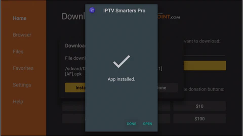 iptv smarters pro install